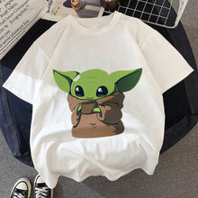 Load image into Gallery viewer, Yoda Star Wars Kids Clothes T-Shirts Toddler T Shirts Children Cartoons Gift Kawaii Fashion Cute Tops Boy Girl Outfits Tee Shirt