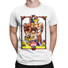 Load image into Gallery viewer, Men T-Shirt Retro street fighter Creative 100% Cotton Tee Shirt Short Sleeve T Shirt Round Neck Tops New Arrival