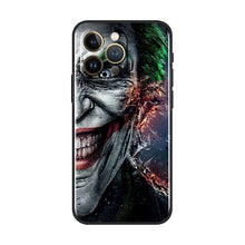 Load image into Gallery viewer, DC Movie Joker Clown Case For Apple iPhone 14 13 Pro Max Mini Plus TPU Black Phone Cover Core Coque Capa