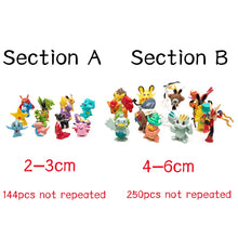 Load image into Gallery viewer, Pokemon Anime Figures Large Size Random 10/20/30/40/50PCS Action Model Cute Toy Genuine Pikachu 4-6CM Children Birthday Gift