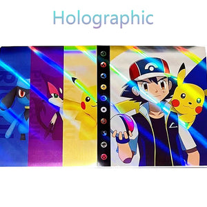 Pokemon Cards Anime 240Pcs Holo Album Book Card File Pikachu Charizard Folder Binder GX Vmax Toys Game Cards Pack Holder Booklet