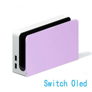 Hard Case Charging Dock Station Cover Stand Charger Protective Shell for Nintendo Switch Oled NS Console Crystal Protector Skin