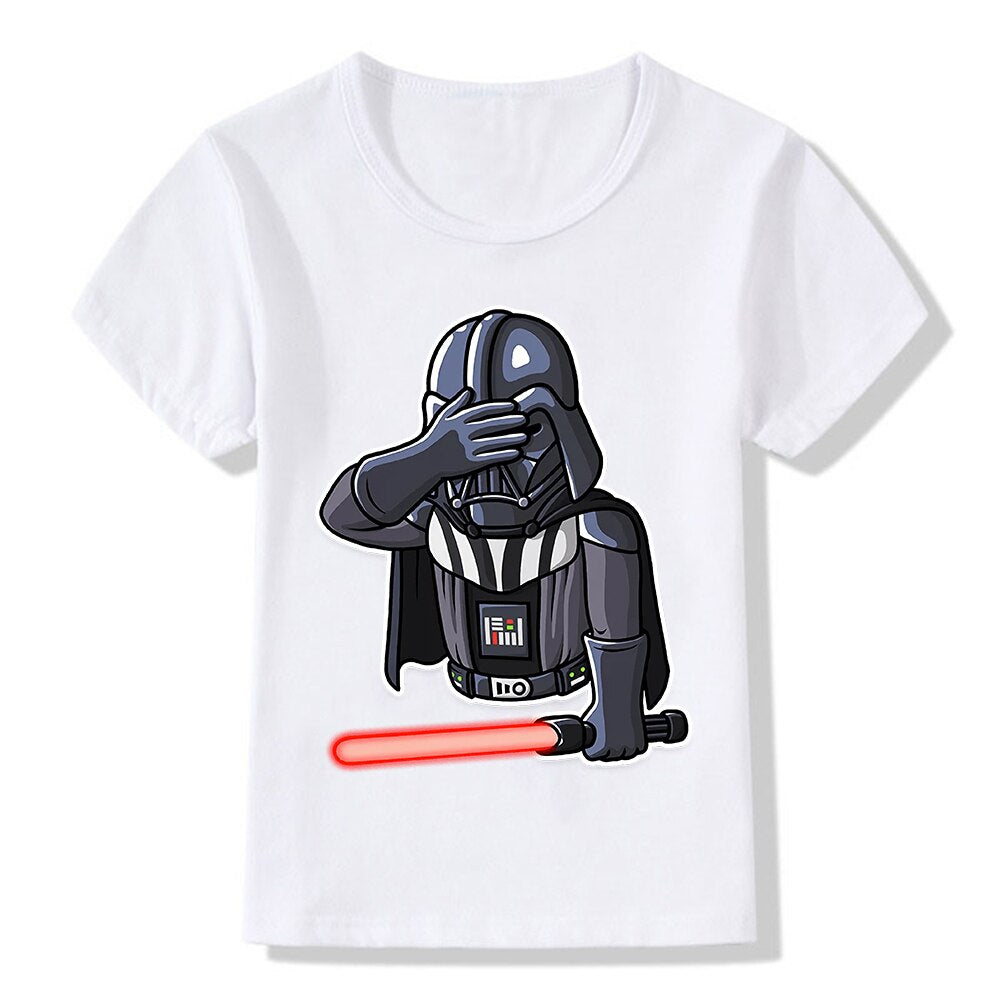 Yoda Star Wars Disney Kids Clothes T-Shirts Toddler T Shirts Children's Cartoons Kawaii Fashion Tops Boy Girl Outfits Tee Shirt