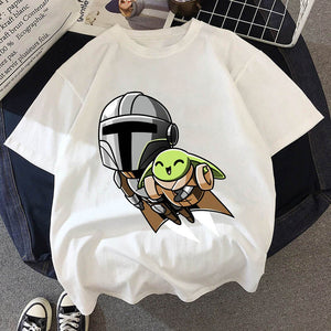 Yoda Star Wars Kids Clothes T-Shirts Toddler T Shirts Children Cartoons Gift Kawaii Fashion Cute Tops Boy Girl Outfits Tee Shirt