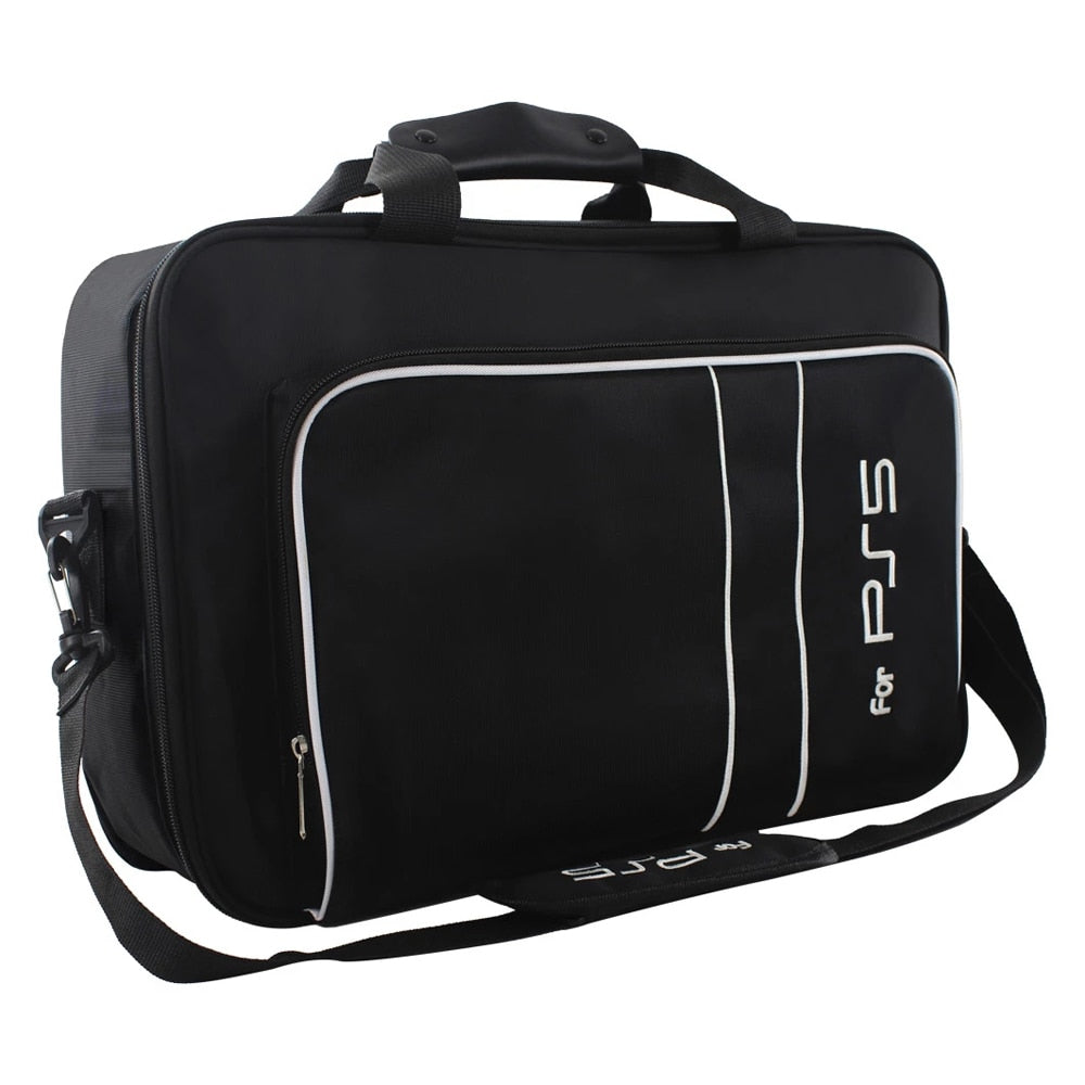 Portable Carrying Case For PS5 Game Console Host Adjustable Shoulder Bag For Sony Playstation 5 Controller Accessories Handbag