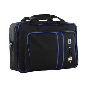 Carrying Case for PS5 Travel Bag Storage Disc/Digital Edition and Controllers Protective Shoulder Bag for Game Cards Accessories