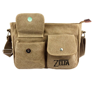 link Zelda Logo  Fashion Anime Canvas Shoulder Bags Soft Tote Messenger Handbag Casual Shopping Bag Lady Girls New