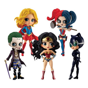 New Q Pocket Wonder Woman Harley Quinn Joker Superhero PVC Action Figure Anime Figurines Collectible Toys