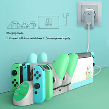 Load image into Gallery viewer, PG-9187 6 in 1 Desktop Charger Charging Dock Stand Station Holder For Nintendo Switch Joy-Con Pro Game Console Controller