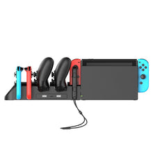 Load image into Gallery viewer, PG-9187 6 in 1 Desktop Charger Charging Dock Stand Station Holder For Nintendo Switch Joy-Con Pro Game Console Controller