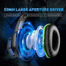 Load image into Gallery viewer, EKSA E1000 Gaming Headphones With Noise Cancelling Microphone RGB Light 7.1 Surround Sound Wired Gaming Headset Gamer For PS4 PC