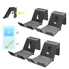 Load image into Gallery viewer, OIVO 4 PCS Game Controller Stand Holder for PS4 Controller Wall Mount Headphone Holder Universal Foldable Design Gamepad Holder