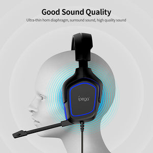 iPega PG-R006 Gaming Headset Surround Sound Headset with High Sensitive Microphone for PC Switch PS4 CellPhone Headset