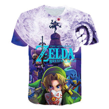 Load image into Gallery viewer, Summer Kids Clothes T Shirt Breath of The Wild Link Champion Zelda Children T-shirt for Boys and Girls Short-Sleeved Tee