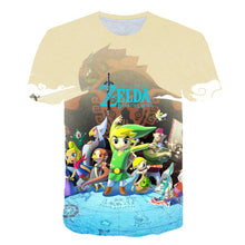 Load image into Gallery viewer, Summer Kids Clothes T Shirt Breath of The Wild Link Champion Zelda Children T-shirt for Boys and Girls Short-Sleeved Tee
