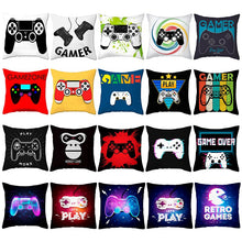 Load image into Gallery viewer, Video Game Cushion Cover Gamepad Boy Game Inflate Party Supplies Toy GAME ON Pillow Case