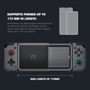 GameSir X2 Bluetooth Mobile Gamepad Wireless Game Controller for Android and Apple iPhone Cloud Gaming Xbox Game Pass STADIA