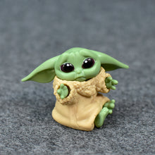 Load image into Gallery viewer, 5pcs/set Baby Yoda Grogu Mandalorian Action Figure Toys 4-7cm Yoda Baby Action Toys Star Wars Figures