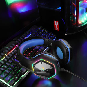 Gaming Headphone For PC/PS4/PS5 EKSA E1000 7.1 Surround RGB Gaming Headset Gamer USB Wired Headphones with Noise Cancelling Mic