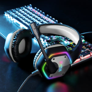 Gaming Headphone For PC/PS4/PS5 EKSA E1000 7.1 Surround RGB Gaming Headset Gamer USB Wired Headphones with Noise Cancelling Mic