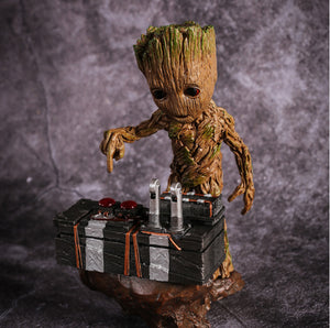 Marvel Guardians Of The Galaxy Groot Avengers Cute Baby Tree Man PVC Action Figure Toys 20cm