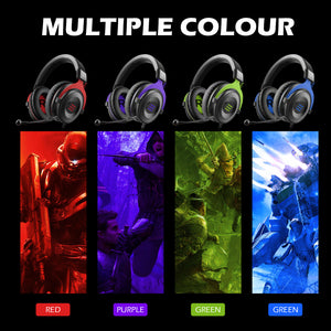 EKSA Professional Gaming Headset E900 Stereo Wired Game Headphones Headset Gamer With Microphone For PS4/Smartphone/Xbox/PC