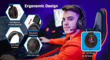 Load image into Gallery viewer, EKSA 5.8GHz Wireless Headphones E910 Gaming Headset with Microphone/ENC/7.1 Surround/Low Latency Headset Gamer for PS4/PS5/PC/TV