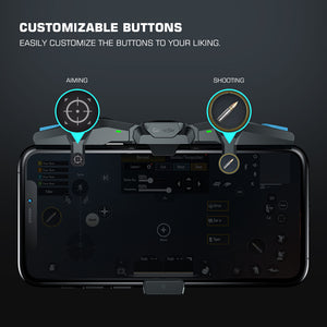 GameSir F4 Falcon PUBG Mobile Gaming Controller Call of Duty Gamepad Joystick for Apple iPhone Android Phone Triggers Button