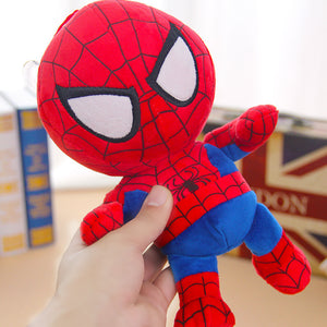 NEW 27cm Marvel Avengers Soft Stuffed Hero Spiderman Captain America Iron Man Plush Toys