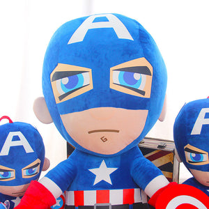 NEW 27cm Marvel Avengers Soft Stuffed Hero Spiderman Captain America Iron Man Plush Toys