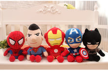Load image into Gallery viewer, NEW 27cm Marvel Avengers Soft Stuffed Hero Spiderman Captain America Iron Man Plush Toys