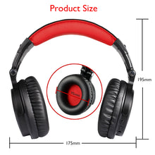 Load image into Gallery viewer, Oneodio Wireless Bluetooth 5.2 Headphones 110Hrs + Stereo Wired Gaming Headset With Boom Microphone For Phone Computer PC Gamer