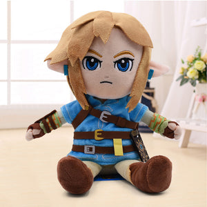 25-27cm Zelda Plush Toys Cartoon Link Boy With Sword Soft Stuffed Doll for Kids