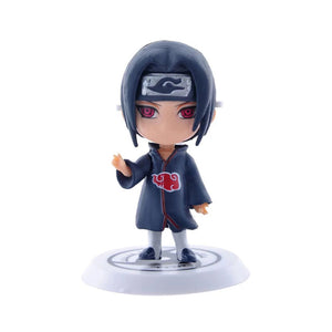 6pcs/set Naruto Shippuden Anime Action Figure Hatake Kakashi 18/19 Q Version Model 7CM PVC Uzumaki Naruto Statue Collectible Toy