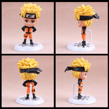 Load image into Gallery viewer, 6pcs/set Naruto Shippuden Anime Action Figure Hatake Kakashi 18/19 Q Version Model 7CM PVC Uzumaki Naruto Statue Collectible Toy
