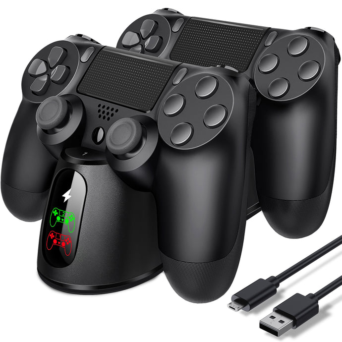 BEBONCOOL Controller Charger Dualsense Dock For PS4 Charging Station For DualShock 4/Playstation 4/PS4/ Pro /PS4 Slim Controller