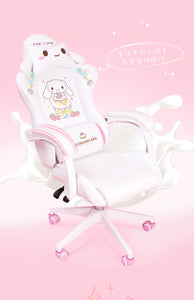 2021 New Macaron Series Computer Chair Girl Gaming Chair Liftable Swivel Chair Anchor Live Gaming Chair Promotion