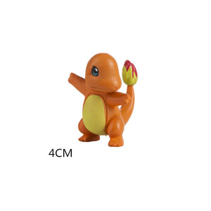 Pokemon 4-13Cm Tomy New Cartoons Movie Anime Figure Pikachu Bulbasaur Charmander Cosplay Collection Pet Action Model Toy