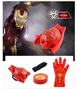Disney Marvel Spiderman Gloves Send Wrist Launcher Toy Hulk Gloves Anime Avengers Iron Man Children Gloves / Optimus Prime