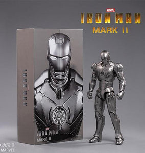 ZD Genuine Marvel Avengers Ironman - CHOOSE FROM > Mk2 Mk3 Mk4 Mk5 Mk6 MK7 Garage with LED Articulated Figure Toys 7 inch