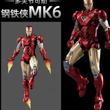 Load image into Gallery viewer, ZD Genuine Marvel Avengers Ironman - CHOOSE FROM &gt; Mk2 Mk3 Mk4 Mk5 Mk6 MK7 Garage with LED Articulated Figure Toys 7 inch