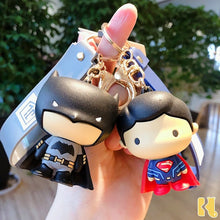 Load image into Gallery viewer, Movies Batman superman Wonder Woman Keychains anime cartoon key chain Ornaments kids toys collection dolls bag pendant gifts