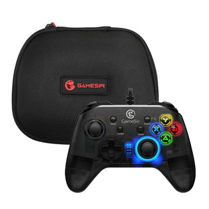 GameSir T4w Wired Gamepad and Carry Case, Game Controller with Vibration and Turbo Function, PC Joystick for Windows 7/8/10