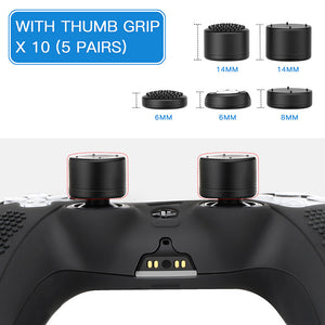 Anti-slip Silicone Cover For PS5 Controller Case for PlayStation 5 Skin Dualshock 5 ps5 accessories Thumb Grips Joystick Caps