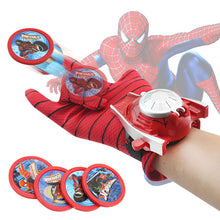 Load image into Gallery viewer, Disney Marvel Spiderman Gloves Send Wrist Launcher Toy Hulk Gloves Anime Avengers Iron Man Children Gloves / Optimus Prime