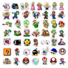 Load image into Gallery viewer, 50PCS Super Mario Anime Game Cartoon Stickers