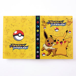 240Pcs Holder Collections Pokemon Cards Album Book Game Character Binder Folder