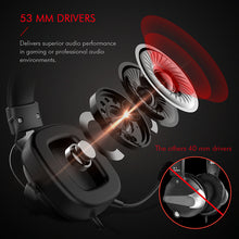 Load image into Gallery viewer, HAVIT H2002d Wired Headset Gamer PC 3.5mm PS4 Headsets Surround Sound &amp; HD Microphone Gaming Overear Laptop Tablet Gamer