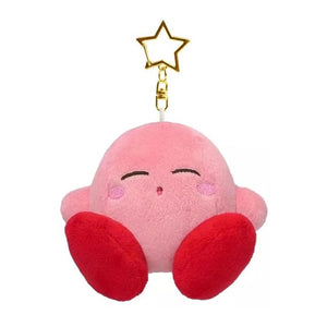 Anime Kawaii Cute Cartoon Star Kirby Plush Doll Toy Pendant Pink Girl Heart Bag Pendant Keychain Girl Ornaments  Holiday Gift