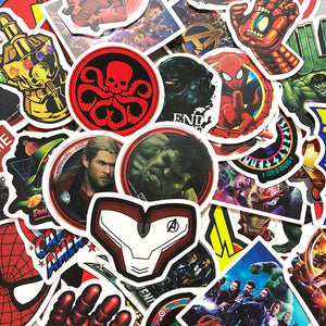 10/30/50Pcs/Set Disney Marvel The Avengers Stickers